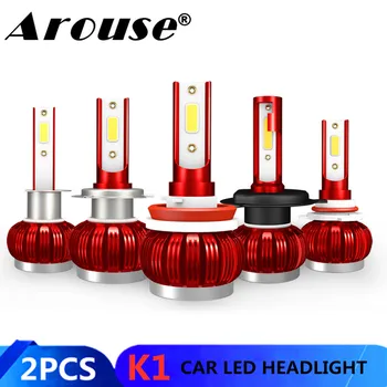 

AROUSE 9005 H7 H11 H1 9006 COB Car LED Headlight Bulbs H4 Hi-Lo Beam 36W 4000LM 6000K Auto Headlamp Car Light Fog light 12v 24v