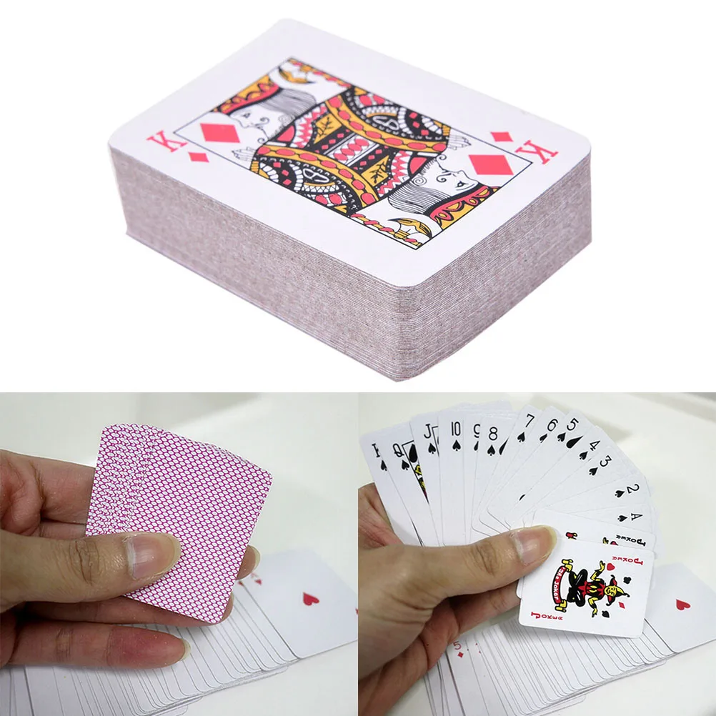 1 Набор/54 шт Gmarty Poker маленькие игральные карты Семейная Игра для путешествий настольная игра 5,5*4 см