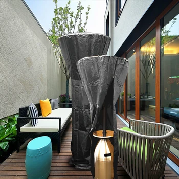 

Classic Oxford Cloth Patio Heater Pyramid Dust Cover Outdoor Garden Furniture Protector Outdoor Garden Accessaries Supplies