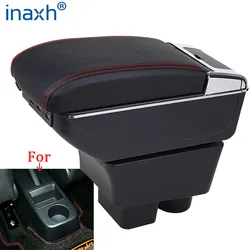 Reposabrazos para Skoda FABIA, caja de almacenamiento de piezas de reacondicionamiento Interior, accesorios para coche, 2008 2014, para Skoda Fabia 2