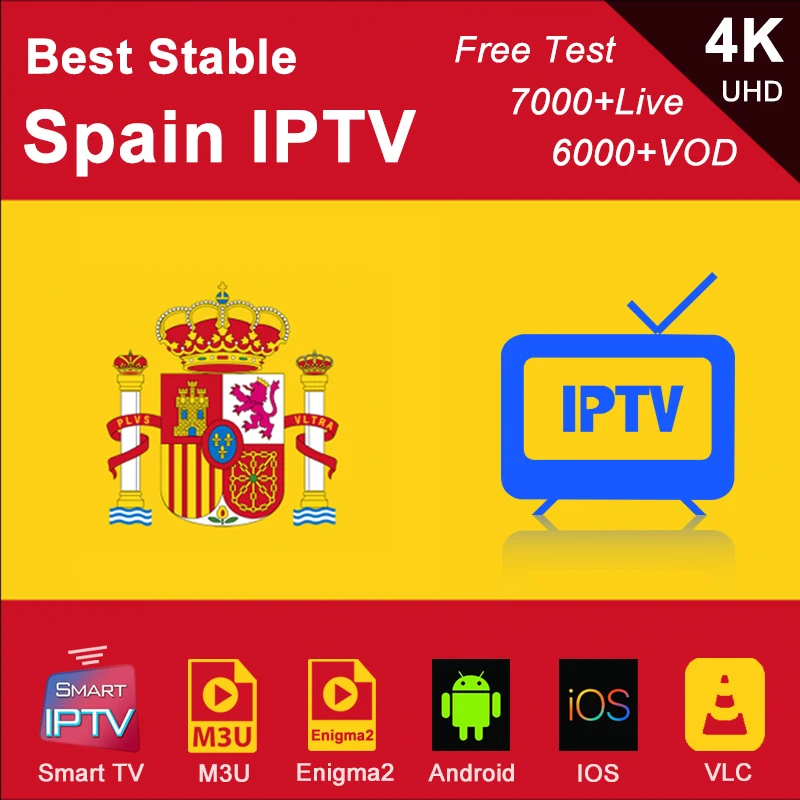 IPTV испанский, испанский, подписка M3U Abonnement, IPTV Франция Германия Италия Португалия Android Smart IPTV Enigma2 для IOS телефона