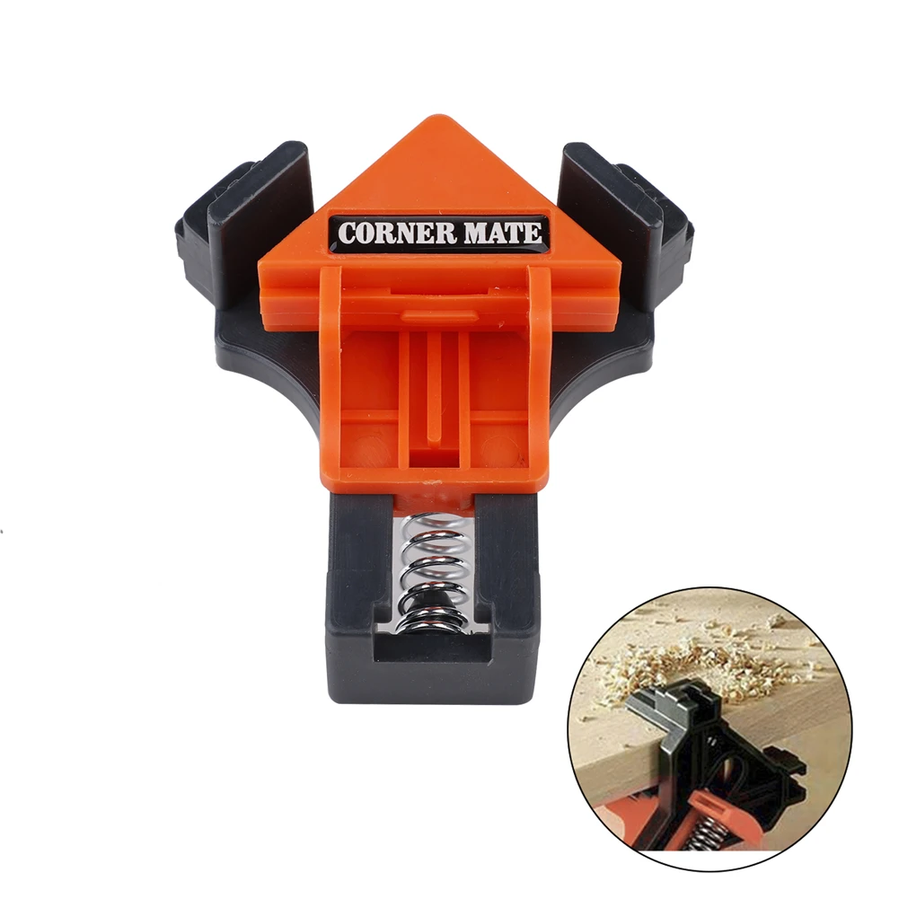 

1pc Clamp Fixing Clips 90 Degree Right Angle Picture Frame Corner Clamp Woodworking Hand Tool Angle Clamps Pipe Clamp