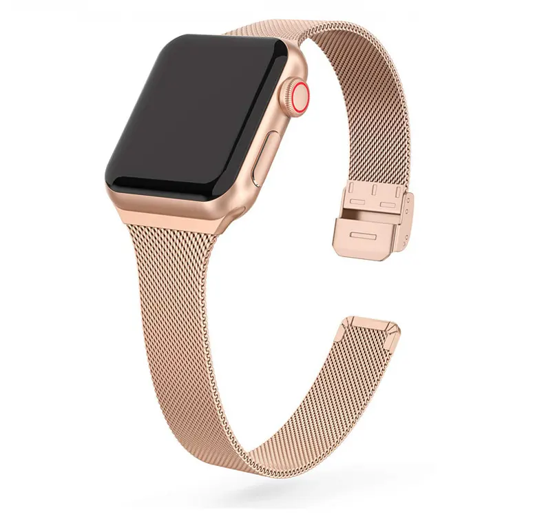 Для похудения браслет из нержавеющей стали для apple watch, 38 мм, ремешок, 40 мм apple watch ремешок 38 мм 40 мм наручных часов iwatch серии 5/4/3/2/1 wristbelt