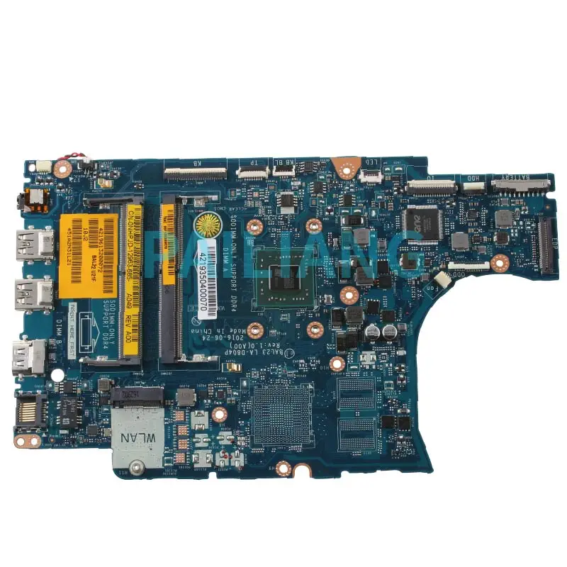 Placa-mãe para laptop pailiang, inspiron 5565 em9000 wireless ddr4