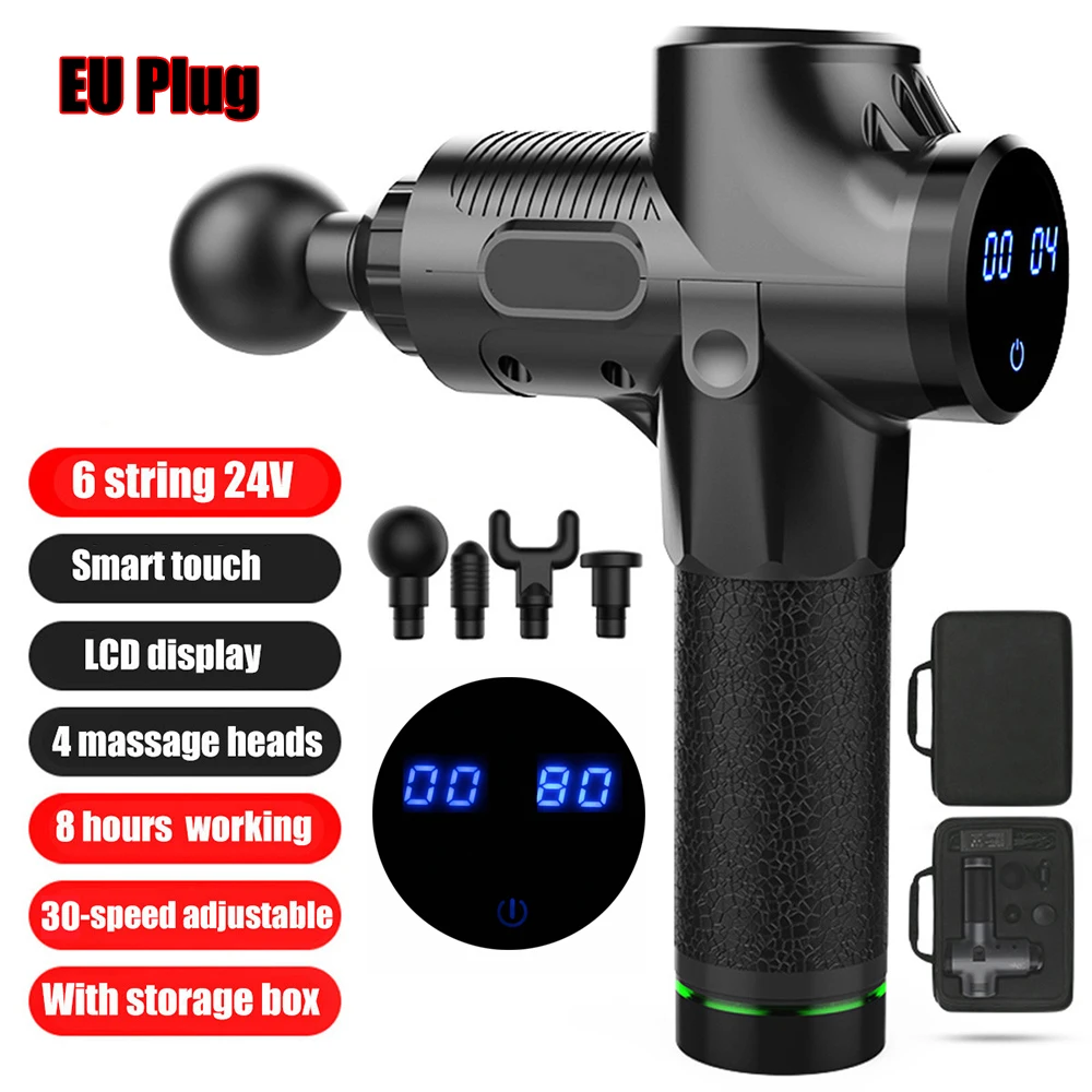 

Electric Muscle Massager Percussive Vibrating Powerful Massage Guns Handheld Deep Tissue Muscle Massager for Neck Back Shoulders