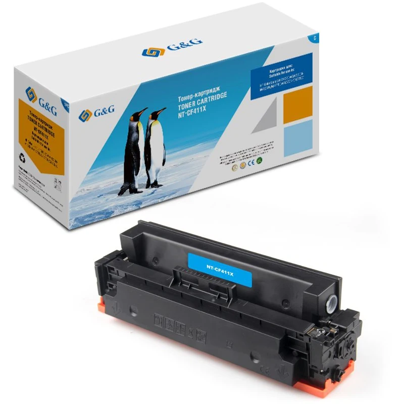 Картридж G&ampG NT-CF411X голубой | Компьютеры и офис