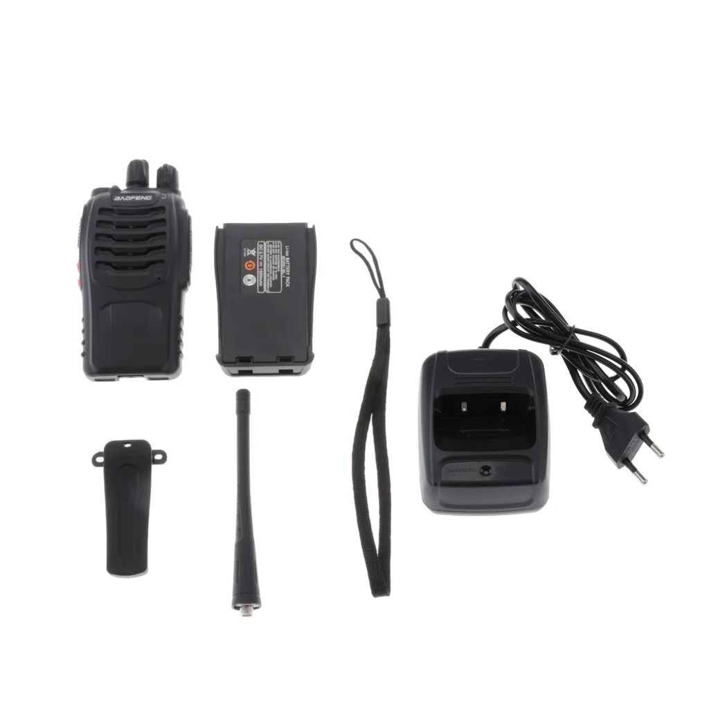 BF-888S Plus Walkie Talkie Высокая мощность 400-470 (МГц) радио большой диапазон UHF/VHF 2019 Новый