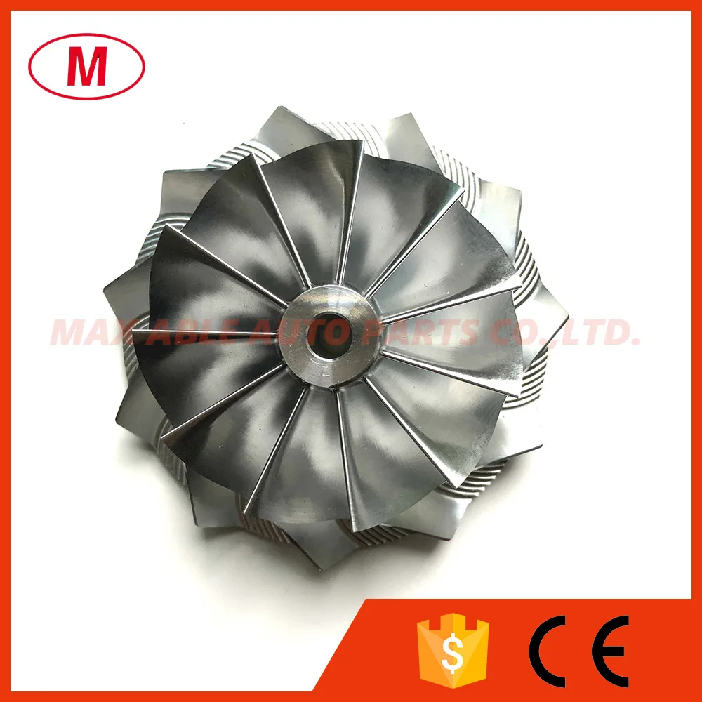 TD05H 20G Upgrade 58.00/76.13mm 11+0 blades Turbo Billet compressor wheel/Aluminum 2618/Milling wheel for turbocharger Cartridge |