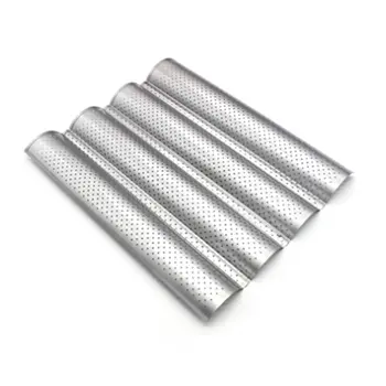 

Food Grade Steel Groove Wave Bread Baking Tray For Baguette Bake Mold Pan Banneton Baking Tool Mold Pan