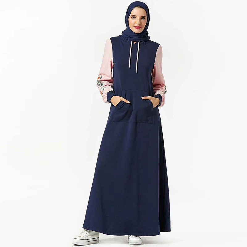 Худи для девочек abaya Дубай мусульманский хиджаб платье Абая для женщин Турция Кафтан Marocain кафтан Robe Tesettur Elbise Vestidos