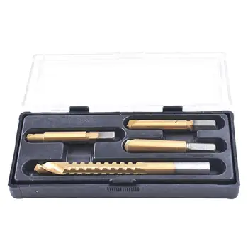 

4pcs Damaged Screw Extractor Drill Bit Multi-function Easy Out Superb Craftsmanship Bolt Stud Stripped Screw Remover