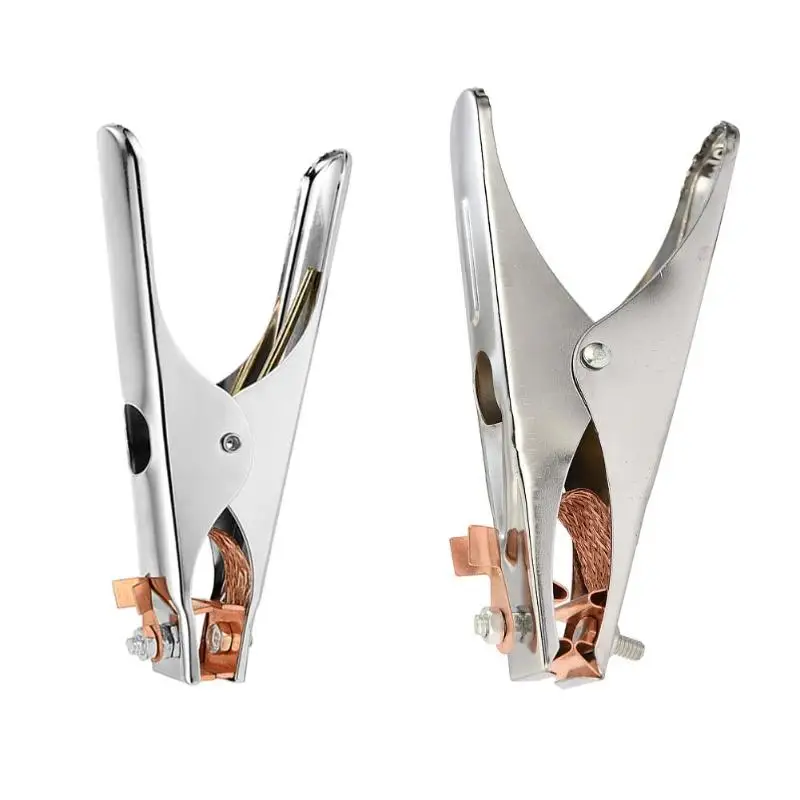 

Metal Ground Clamp Manual Welding Electrode Holder Earth Ground Cable Wire Clip Excellent Copper with Good Conductivity