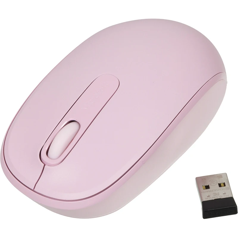 945966 Мышь Microsoft Mobile Mouse 1850 розовый оптическая(1000dpi) беспроводная USB для ноутбука(2but