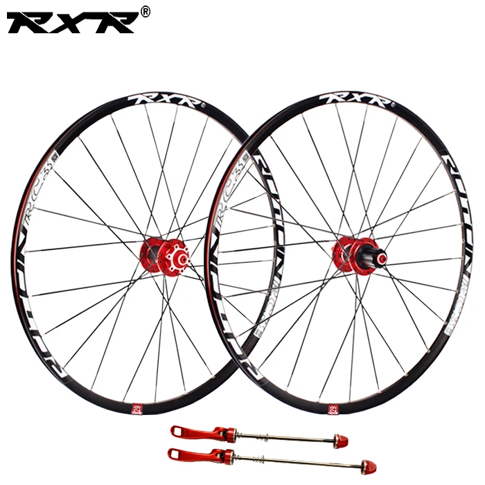 29RC3 Red 100x135 RXR горный велосипед MTB внедорожный углеродный велосипед Колеса 29 дюймов RC3 дисковый тормоз 5 подшипников 7-11speed через ось/QR колеса велосипеда - Цвет: 29RC3 Red 100x135