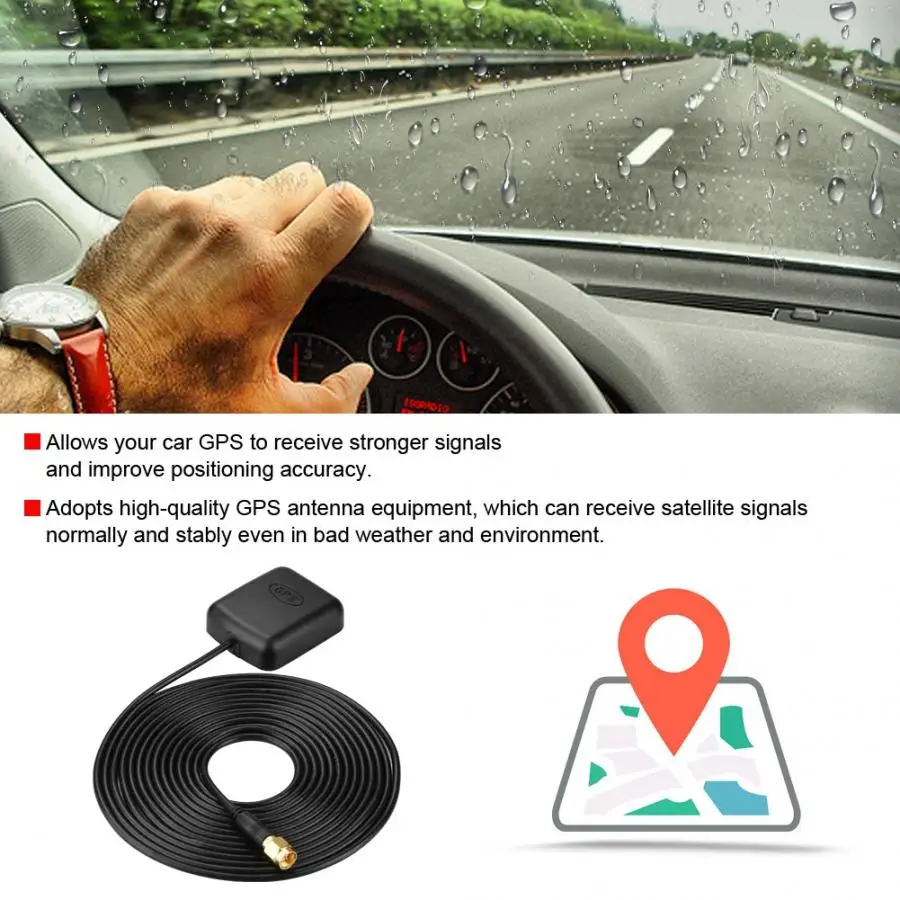 3 метра автомобильная антенна gps навигация высокое качество антенна 1575,42 МГц Улучшенная точность позиционирования компактный и легкий
