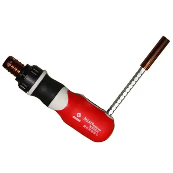 

PENGGONG 1Pc Screwdriver Adjustable Screwdriver Bits Telescopic Ratchet Screwdriver Magnetic Multitul Repair Hand Tools
