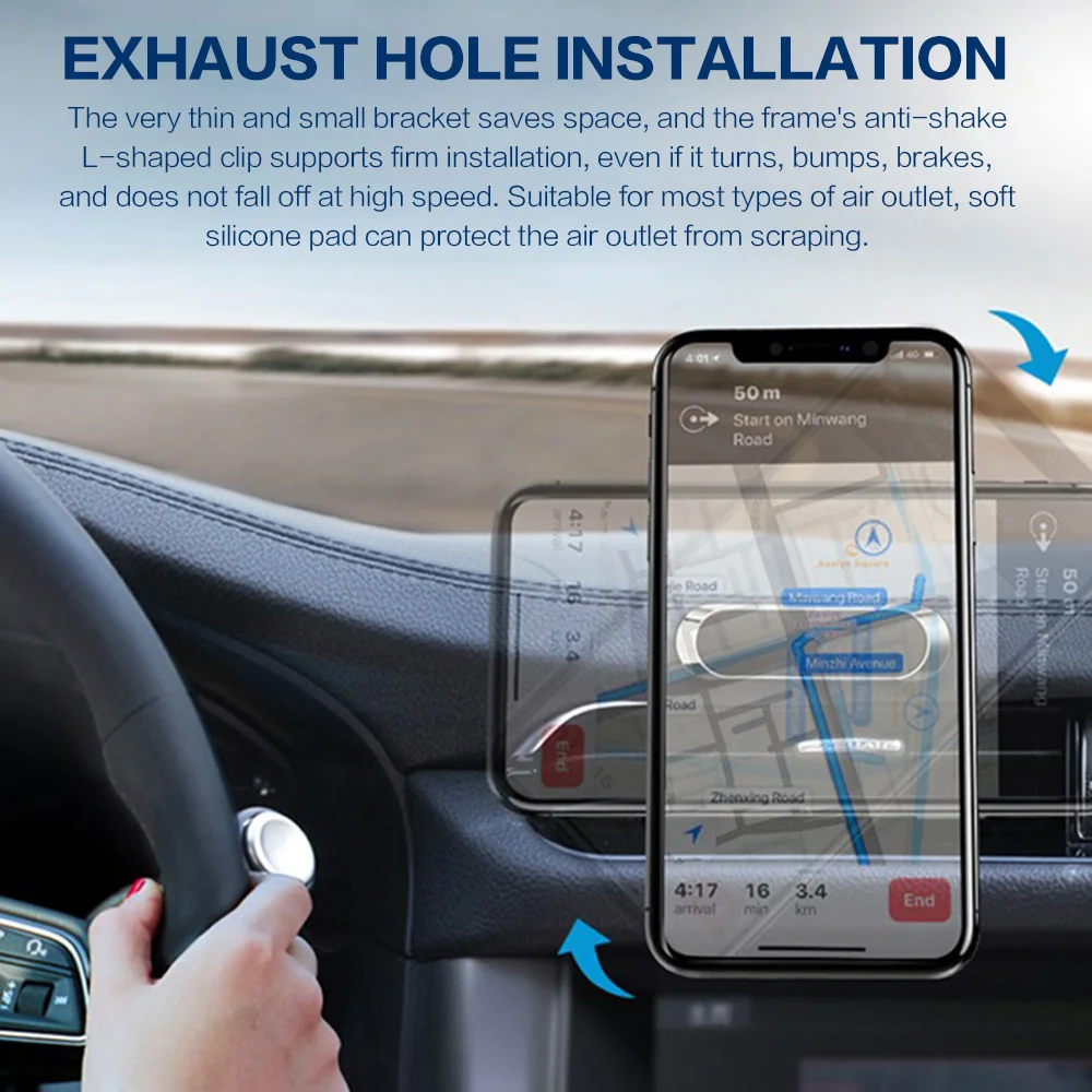 STONEGO Metal magnetyczny uchwyt do telefonu 360 samochodowy obrotowy stojak na telefon magnes ze stopu cynku uchwyt samochodowy uchwyt na telefon komórkowy 5 STONEGO Metal magnetyczny uchwyt do telefonu 360 samochodowy obrotowy stojak na telefon magnes ze stopu cynku uchwyt samochodowy uchwyt na telefon komórkowy 5