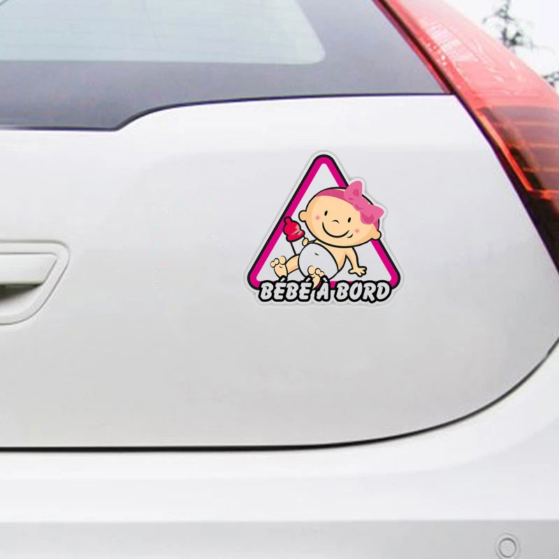 車用3dビニールステッカー 漫画 防水 自動カール 面白い車製品 アクセサリー ベビーボード用ステッカー 車のステッカー Aliexpress