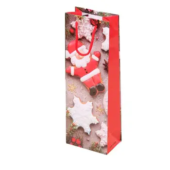 

Red Wine Bottle Cover Bags Paper Storage Christmas Decoration Xmas Gift M6CC
