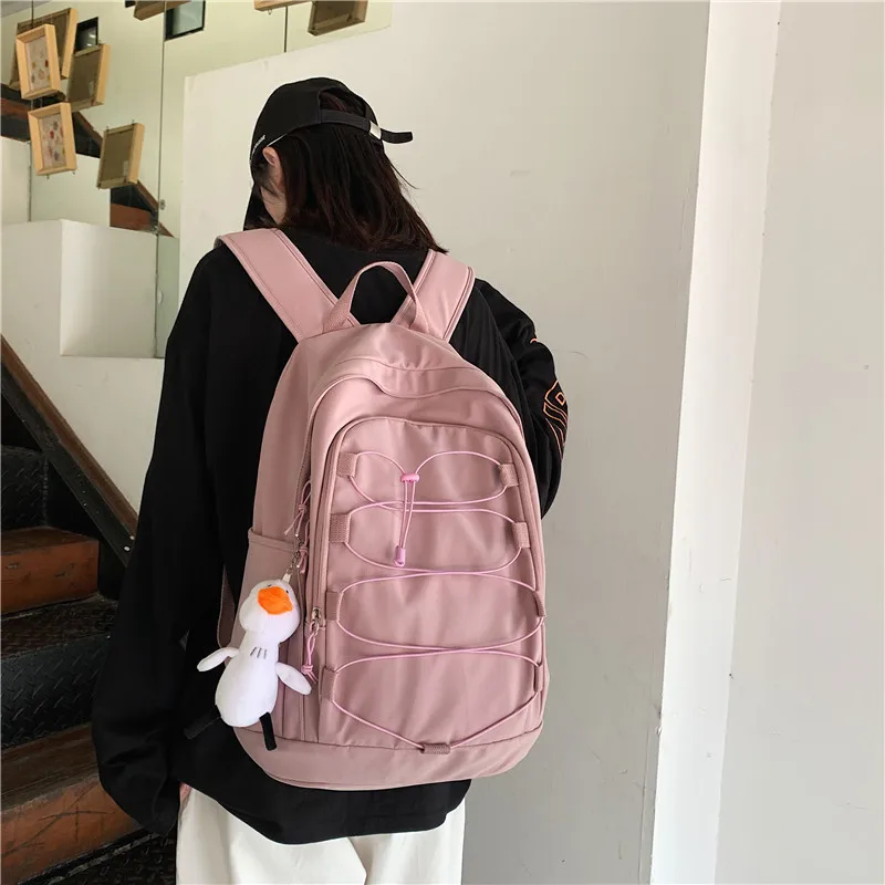 

Backpack Sports and Leisure Backpack Simple Computer Backpack Large Capacity Female Middle School Student Backpack