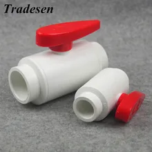 I.D 20 мм/25 мм/32 мм/40 мм/50 мм UPVC шаровой клапан муфта адаптер водяной разъем для системы орошения сада аквариум DIY