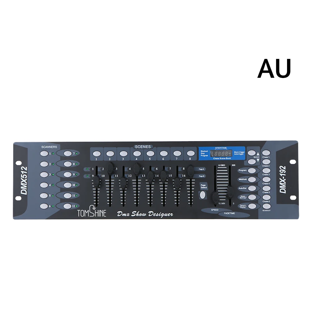 Диско светильник контроллер 192 каналов DMX512 Контроллер консоль для сценический светильник вечерние DJ диско Операторское Оборудование - Цвет: AU