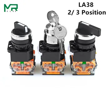 

LA38 2 position 3 position 1NO /1NC series High quality Knob switch