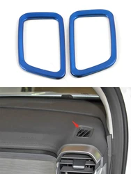 Autocollant pour Geely Coolray SX11 2018 – 2020, couverture décorative pour sortie de climatisation intérieure et avant, en acier inoxydable 