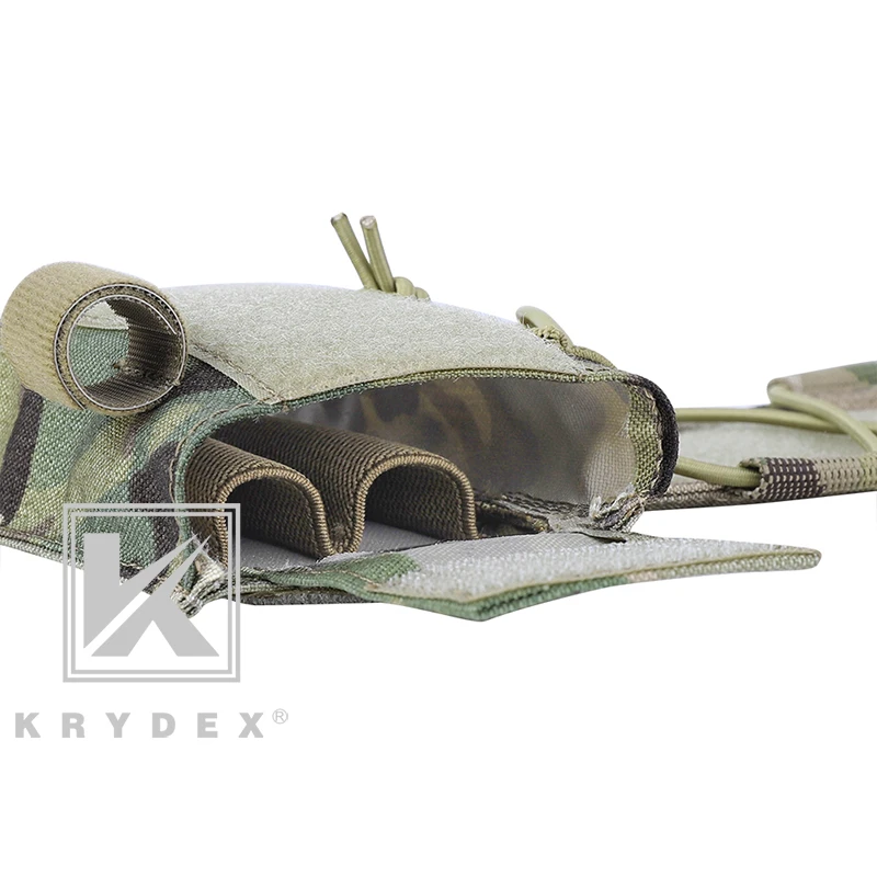 Тактический чехол для аккумулятора KRYDEX MK1 Боевого Шлема хранения аксессуаров