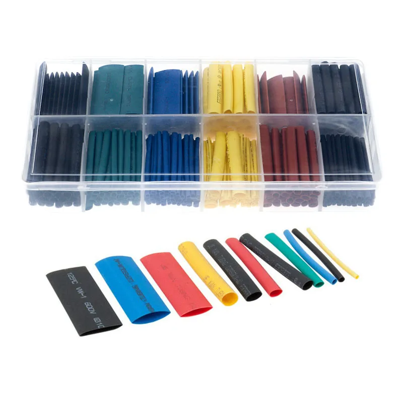 Heat shrinkable tube combination Color heat shrinkable tube Heat shrinkable tube set 280pcs boxed Φ1.0--Φ10.0