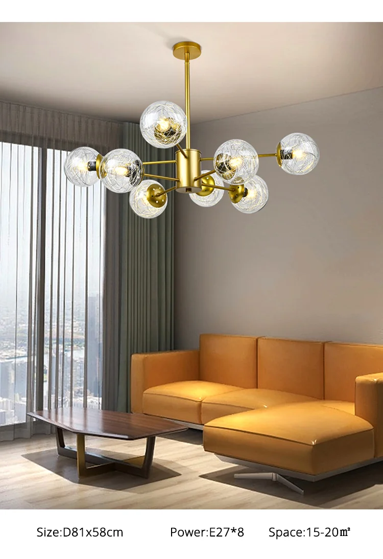 Modern LED Chandeliers Lighting for Dining Room Decoration Bedroom Living Room Glass Pendant Lights Home Indoor Lighting Lamps ceiling chandelier