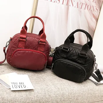 

Brand Designer Women's Letter Bag Slanting Soft Leather Shoulder Bag High Quality Fashion Women's Bag Handbag Fashion Mom's Bag