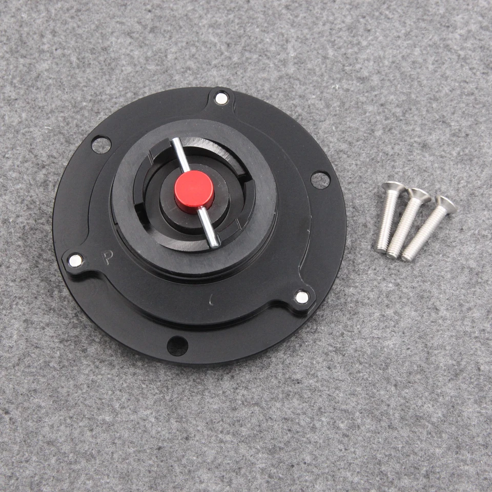 CNC Keyless Fuel Gas Tank Cap For Aprilia RS125 1993-1999 – Black T6 Aluminum-912241