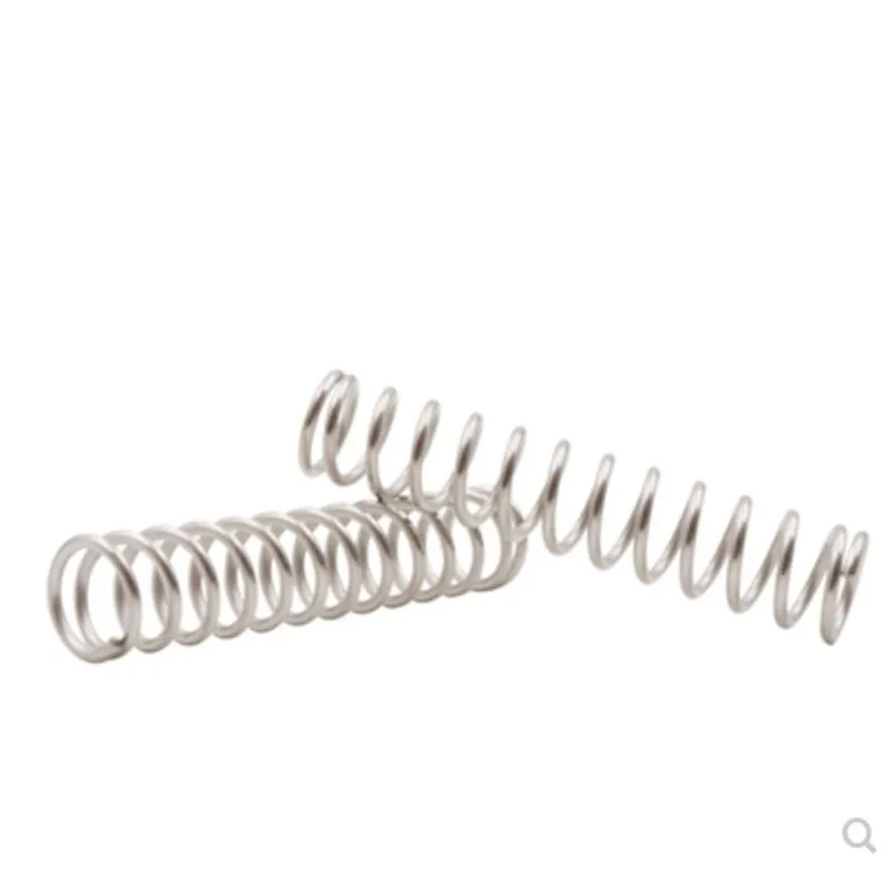 20pcs/lot 0.6mm Stainless Steel  Micro Small Compression spring OD  4mm/5mm/6mm/7mm/8/10mm length 10mm to 50mm