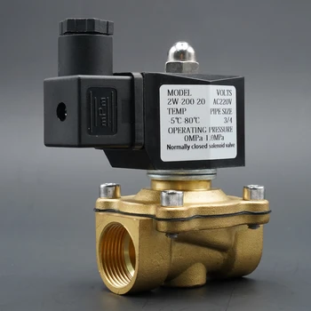 

solenoid valve 1/4" 3/8" 1/2" 3/4" 1" 2" valve Normally closed Brass Electric AC220V DC12V 24V water valve