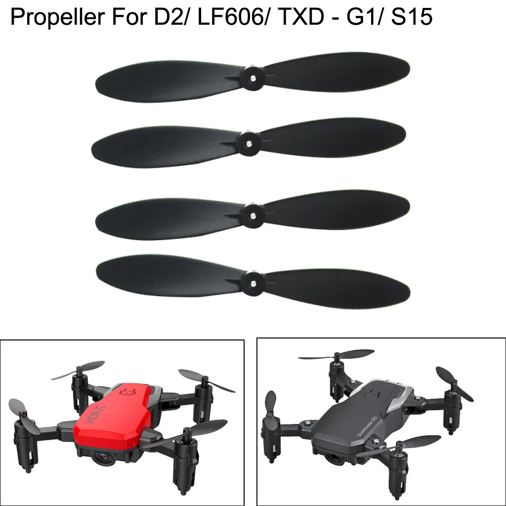 4pcs Propellers Blades For D2/ LF606/ G1/ S15 Mini Rc Quadcopter Drone children kids toys Foldable #G20 | Игрушки и хобби