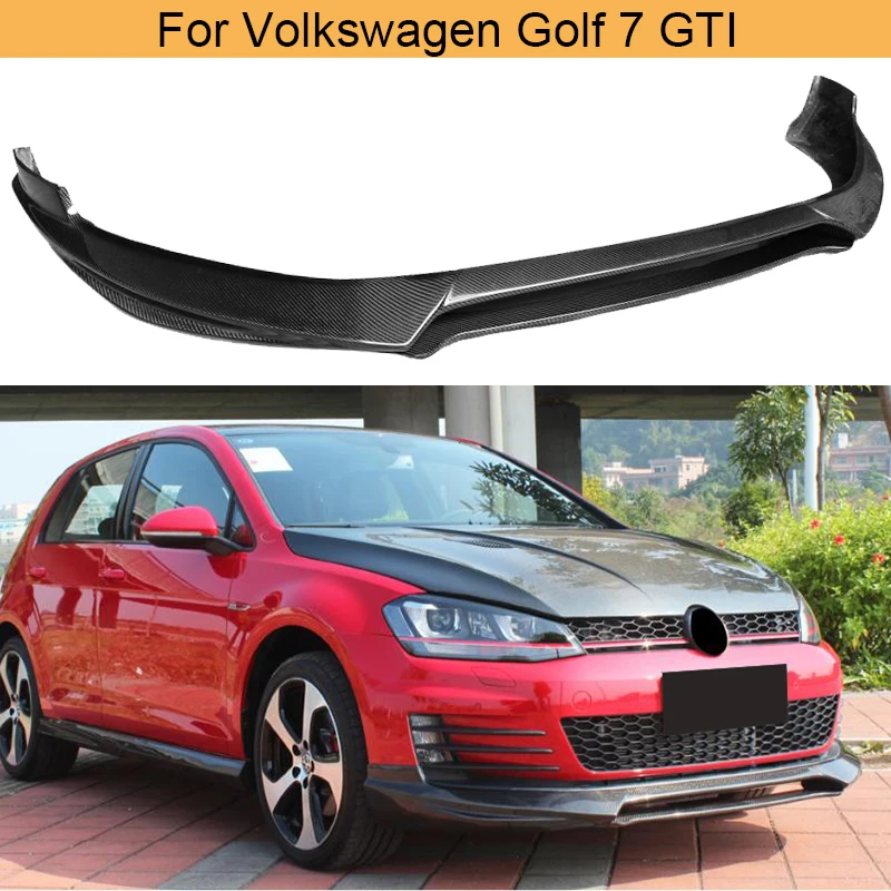Автомобильный передний бампер спойлер для Volkswagen VW Golf 7 VII GTI 2014-2017 нестандартный из