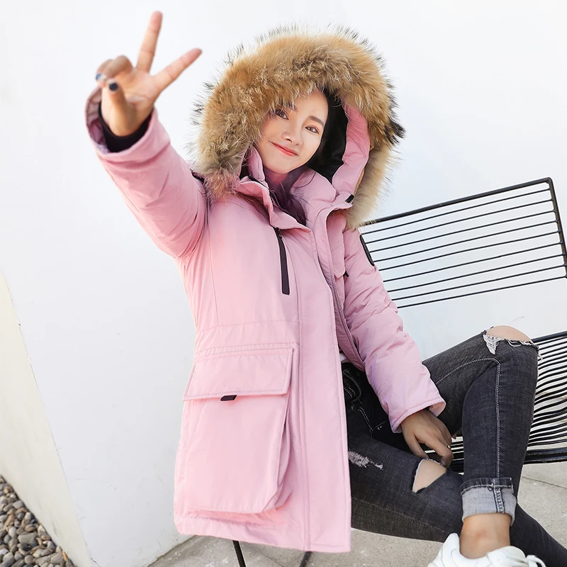 

JOJX 2019 New Warm Winter Jacket Women Hooded Fur Coat Fashion Plus Size Loose Parkas Long Padded Jacket