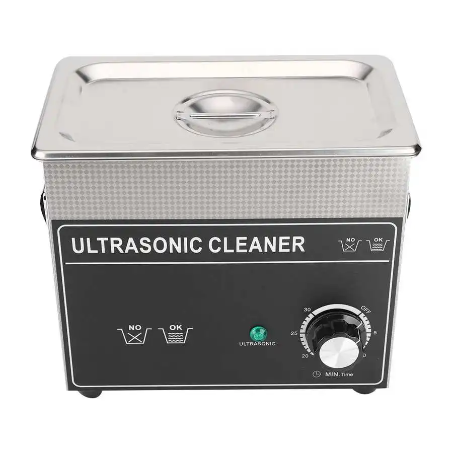 

CJ-020B 3.2L Ultrasonic Cleaner Heater Jewelry Cleaning Machine Instrument Ultra Sonic Bath for Watches Eyeglasses