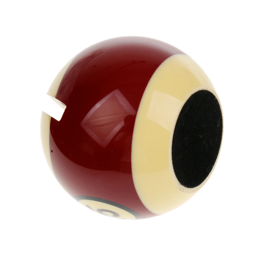 Pool Billiards Ball Design Business Card Holder Random Number and Color 57mm