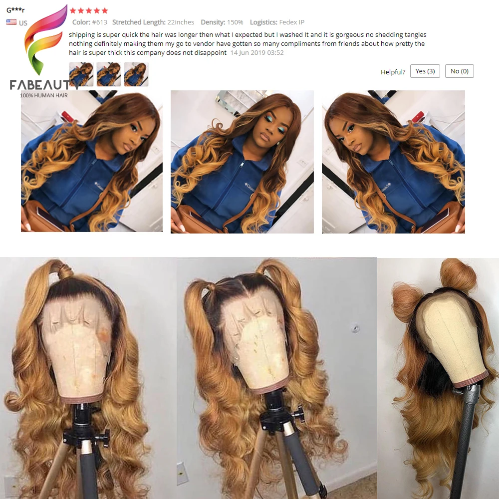Омбре 4/27 человеческие волосы на кружеве, парик 150%, перуанские объемные волнистые кружевные парики, предварительно выщипанные средний коэффициент, медовые светлые волосы remy