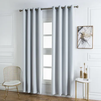 

Blackout Window Curtains Room Darkening Grommet Panel Drapes Home Decor 2PCS/set