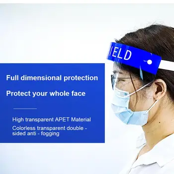 

Anti-Fog Protective Mask HD Transparent Adult Full Face Splash Hood Anti-Smoke Head-Mounted Protective Face Cap