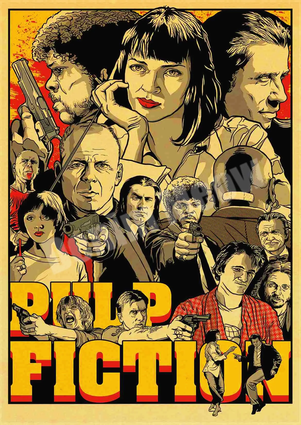 H Классический фильм Fight Club/целлюлозно-фантастический/Kill Bill плакат винтажные металлические жестяные настенный знак-наклейка для гостиной украшения дома MN137 - Цвет: H