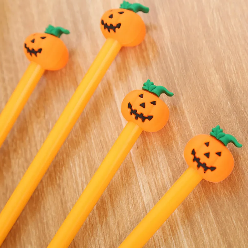 

40PCS Creative Expression Pumpkin Gel Pen Cute Student Cartoon Water Pen Simulation Vegetable Office Sign Pen Stationery