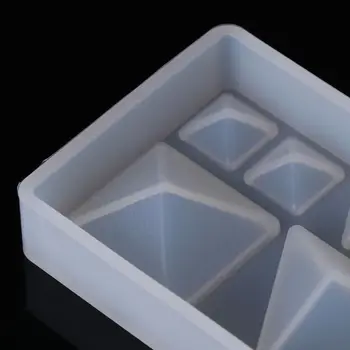 

Silicone Mold DIY Geometric Triangle Mirror Craft Jewelry Making Decorative Cake 23GE