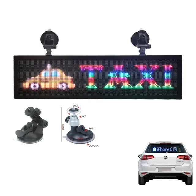 Indoor Programmierbare Scroll Text Bild LED Zeichen Auto Display