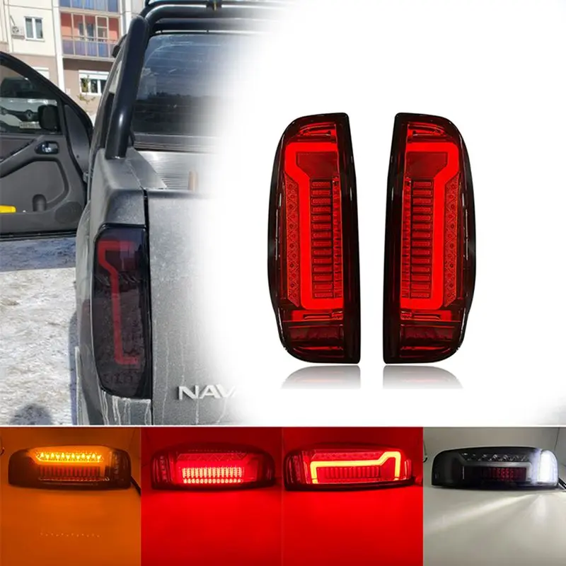 

Navara D40 Frontier светодиодные задние лампы светильник s задний стоп-сигнал поворота обратный светильник Подходит для Nissan Navara D40 Frontier хвост светильник 2005