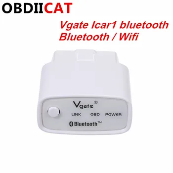 

2019 New Arrival Vgate iCar1 ELM327 V2.1 with Switch OBD2 Diagnostic Scanner Support J1850 Protocol WIFI/BT for Android / IOS