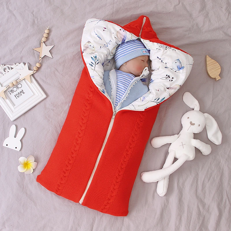 

Winter Newborn Baby Blankets Newborn Seersucker Blanket Swaddle Soft Newborn Baby Envelope Wrap Multi Functions Baby Wrap Kids